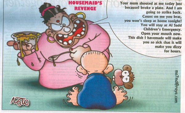 Housemaid's Revenge cartoon